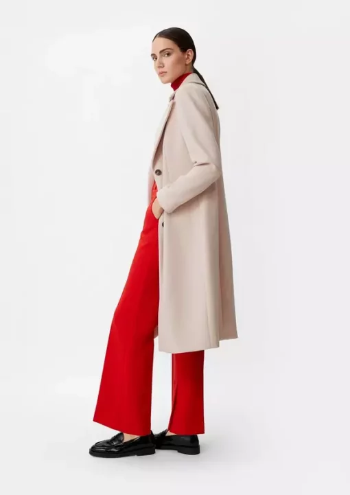 Comma,Coat L ight Beige
