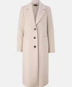 Comma, Wool Coat Light Beige