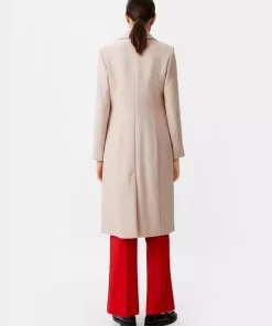 Comma, Wool Coat Light Beige