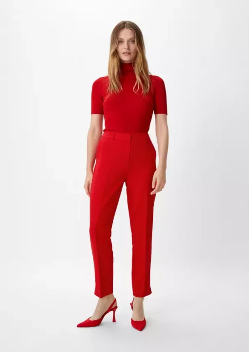 Comma, Trousers Poppy Red