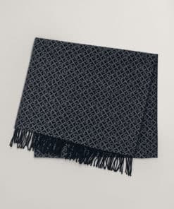 Gant Woman G Pattern Scarf Evening Blue