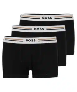 Boss 3-Pack Logo Boxers Black