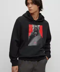 Hugo Debras Hoodie Black