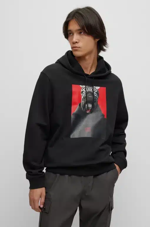 Hugo Debras Hoodie Black