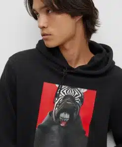 Hugo Debras Hoodie Black