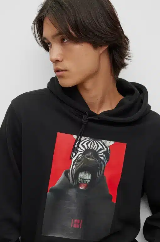 Hugo Debras Hoodie Black