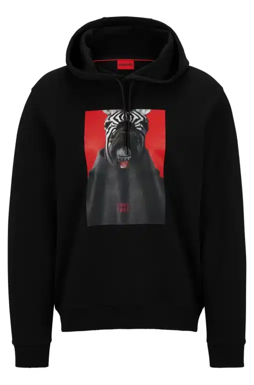 Hugo Debras Hoodie Black