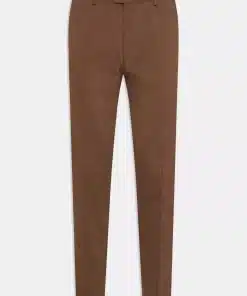 Oscar Jacobson Denz Turn Up Chinos Brown