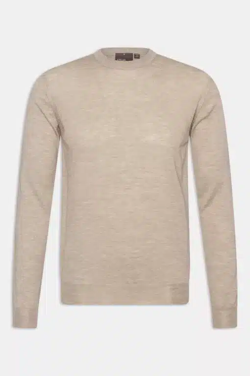 Oscar Jacobson Custer Roundneck Beige
