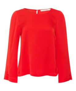 Rue de Femme Bret Blouse Fiery Red