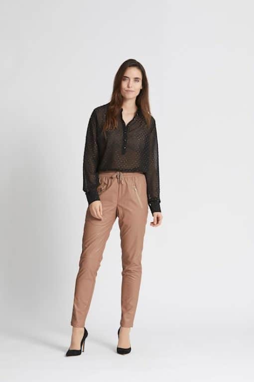 Rue de Femme Dot Shirt Black