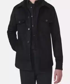 Oscar Jacobson Maverick Overshirt Black