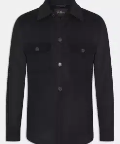 Oscar Jacobson Maverick Overshirt Black