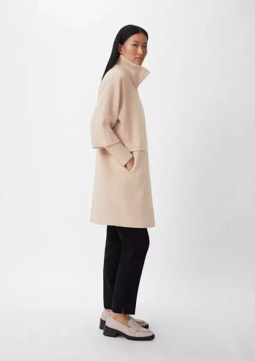 Comma, Wool Coat Beige