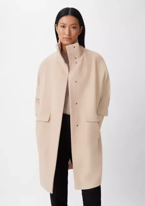 Comma, Wool Coat Beige