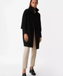 Comma, Wool Coat Black