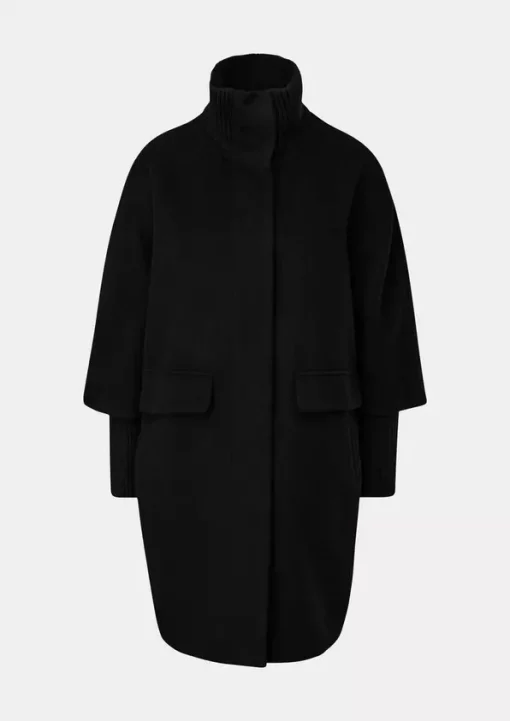 Comma, Wool Coat Black