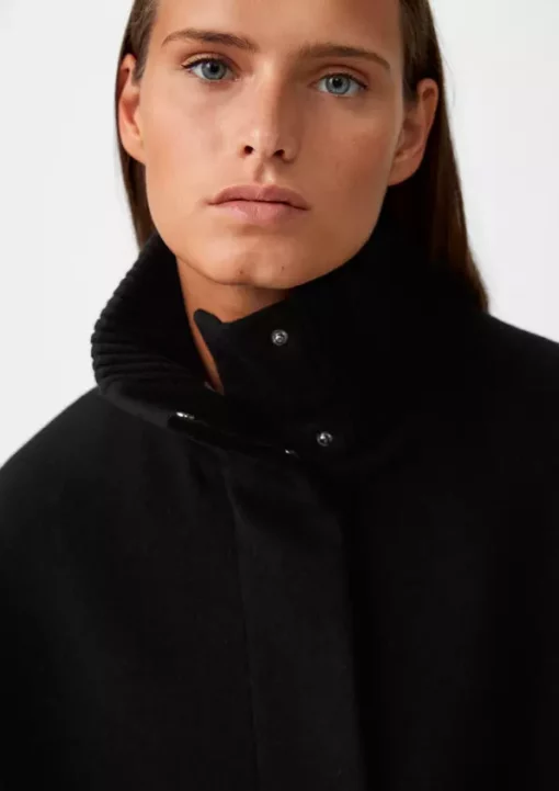 Comma, Wool Coat Black