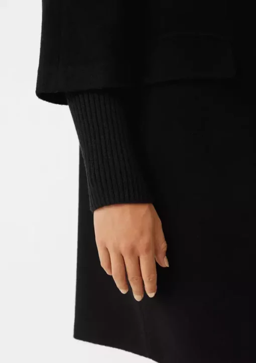 Comma, Wool Coat Black