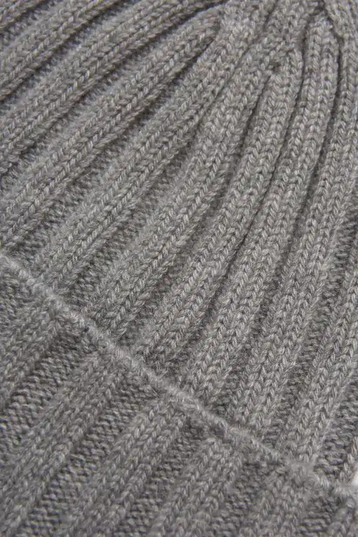 Oscar Jacobson Knitted cashmere hat Light Grey