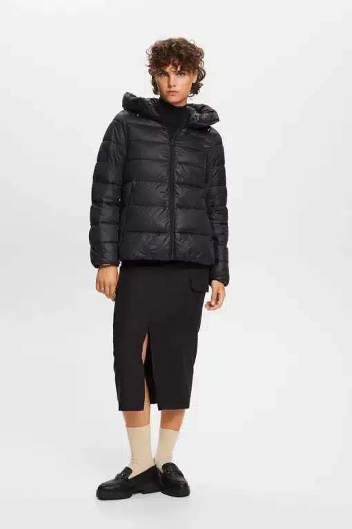 Esprit Quilted Jacket Black