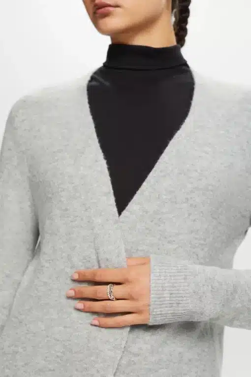 Esprit Long Cardigan Light Grey