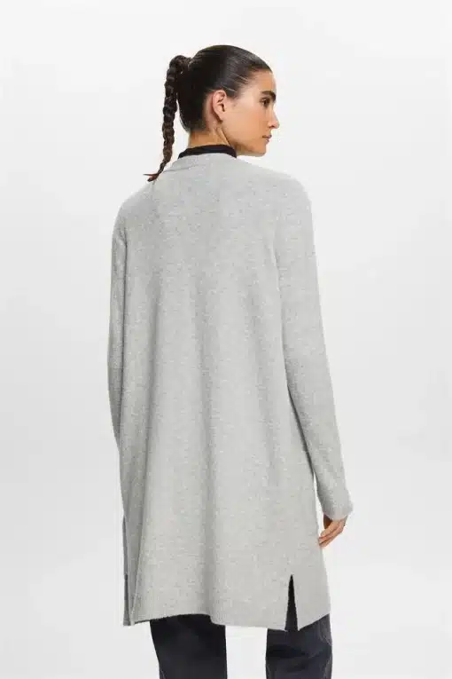 Esprit Long Cardigan Light Grey
