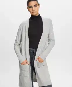 Esprit Long Cardigan Light Grey