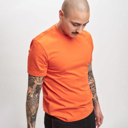 After Apparel T-Shirt Crew Neck Orange