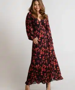 Dry Lake Kita Dress Rusty Print