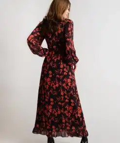 Dry Lake Kita Dress Rusty Print