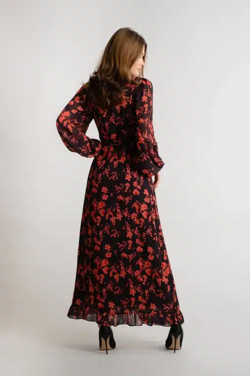 Dry Lake Kita Dress Rusty Print