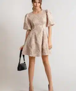 Dry Lake She Got It Dress Champagne