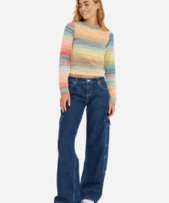 Envii Enpolo O-Neck Knit Rainbow Space Dye