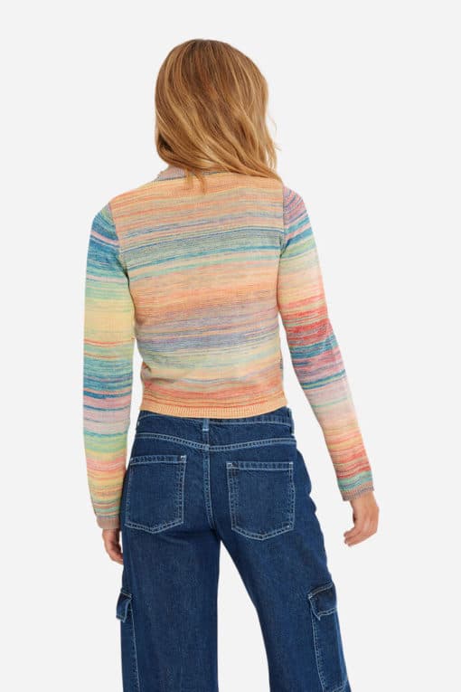 Envii Enpolo O-Neck Knit Rainbow Space Dye