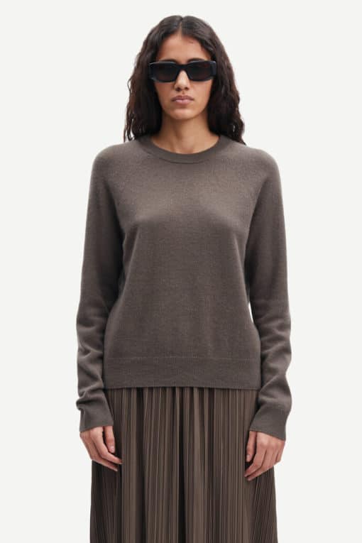 Samsoe & Samsoe Boston O-Neck Major Brown