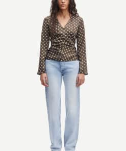 Samsoe & Samsoe Ivanka Blouse Dott Brown