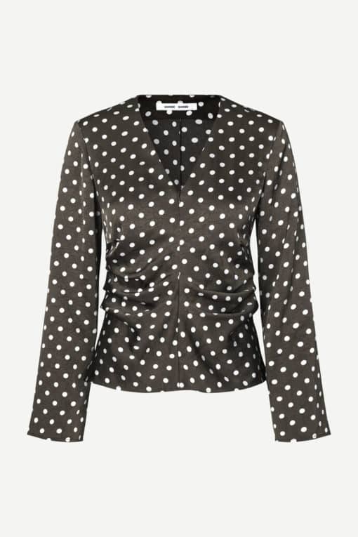 Samsoe & Samsoe Ivanka Blouse Dott Brown