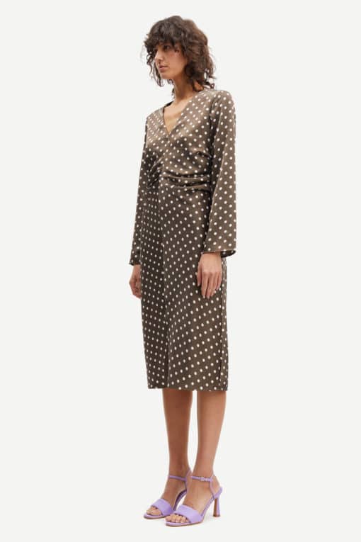 Samsoe & Samsoe Ivanka Dress Dott Brown