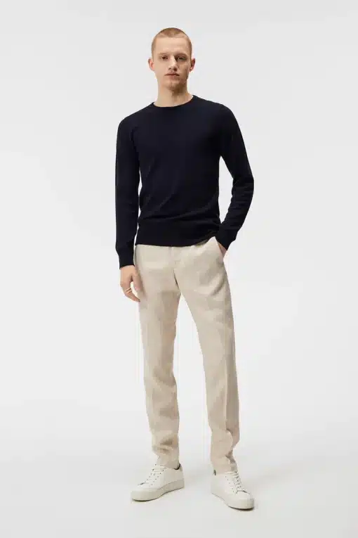 J.Lindeberg Lyle Merino Crew Navy