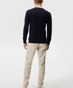 J.Lindeberg Lyle Merino Crew Navy