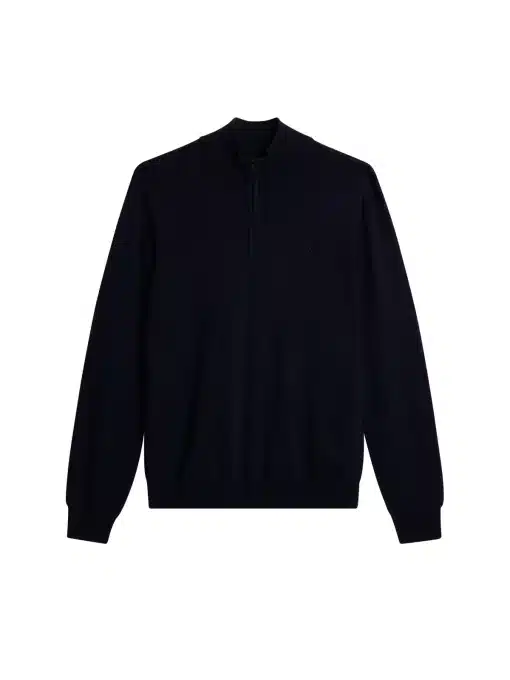 J.Lindeberg Kiyan Quarter Zip Sweater Navy