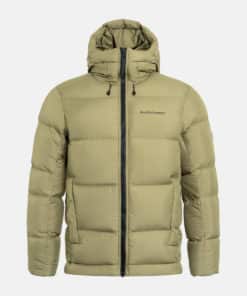 Peak Performance Rivel Down Jacket Men Snap Green