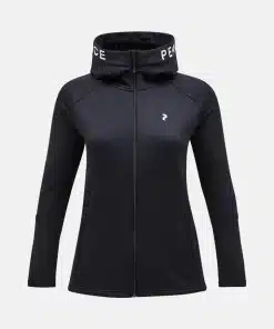 Peak Performance Rider Zip Hood Women Black