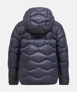 Peak Performance Helium Down Hood Jacket Junior Motion Grey