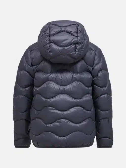 Peak Performance Helium Down Hood Jacket Junior Motion Grey