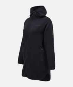 Peak Performance Pile Long Zip Women Black