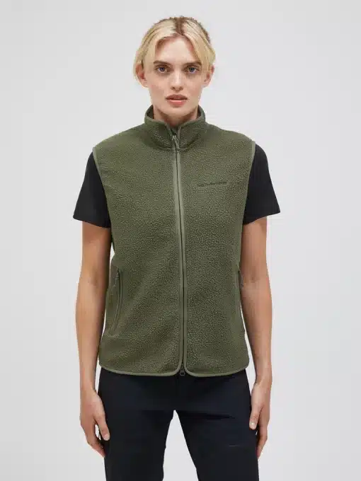 Peak Performance Pile Vest Women Pine Needle