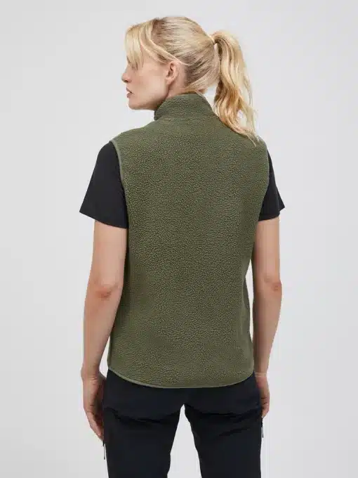 Peak Performance Pile Vest Women Pine Needle