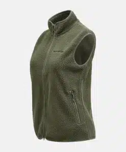 Peak Performance Pile Vest Women Pine Needle